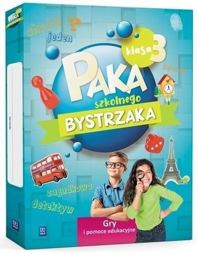 Paka szkolnego bystrzaka. SP 3. Gry i pomoce edukacyjne