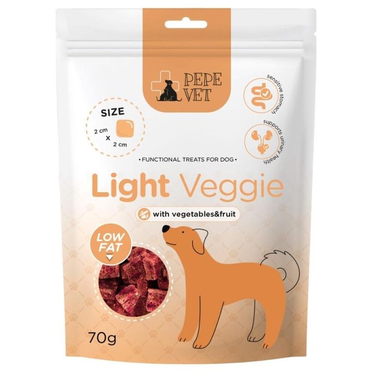 Paka Zwierzaka, Pepe Vet, przysmak, light veggie, 70g