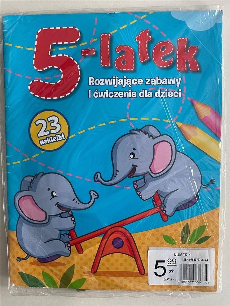 Pakiet 5-latek + kolorowamka