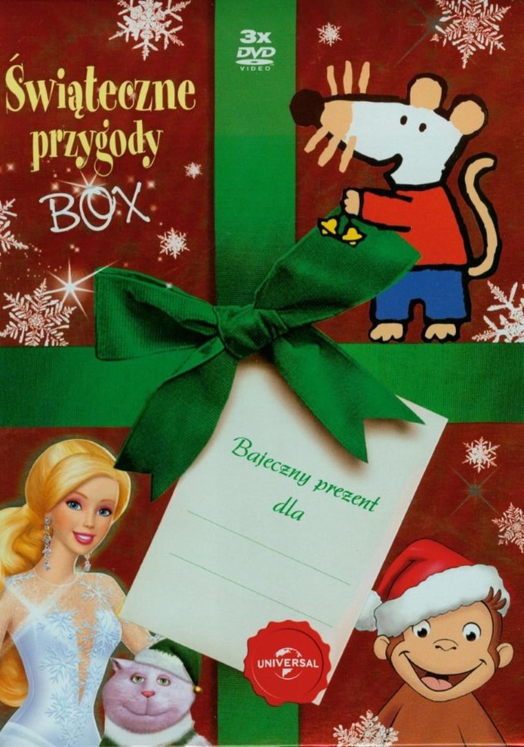 Pakiet: Barbie + Ciekawski George + Mysia. DVD