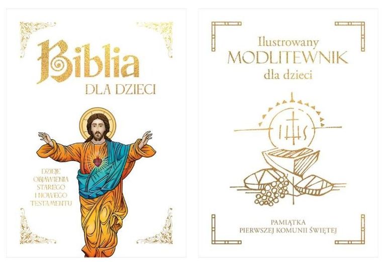 Pakiet: Biblia dla dzieci + Ilustrowany modlitewnik dla dzieci