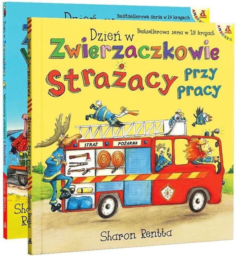 Pakiet: Dzień w Zwierzaczkowie: Strażacy przy pracy + Wyruszamy pociągami z Kocurkami
