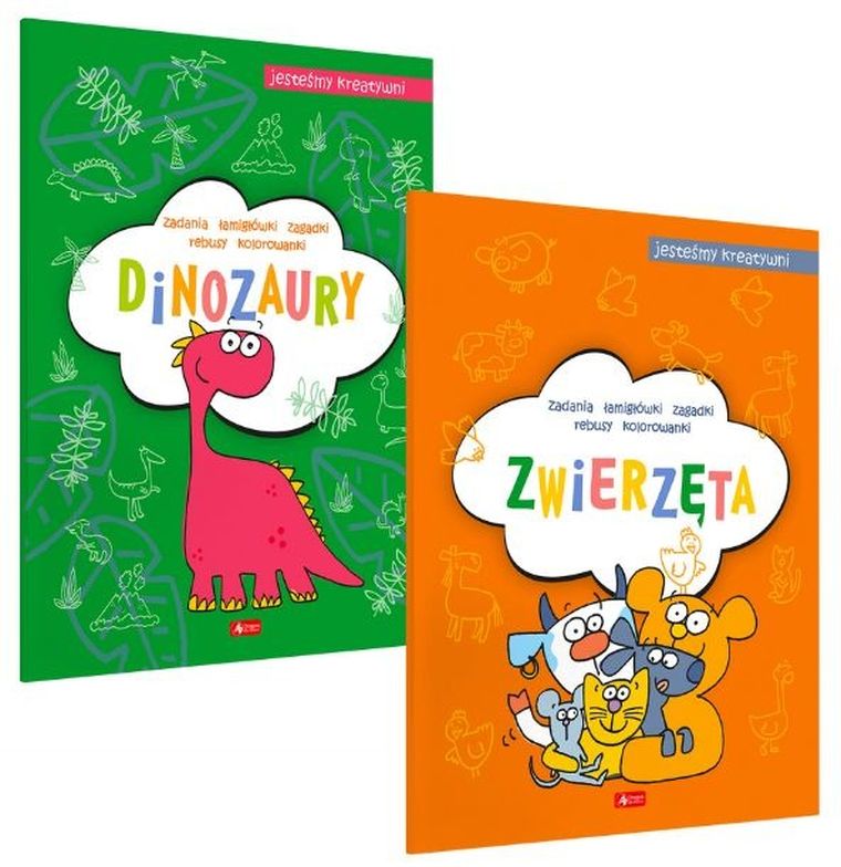 Pakiet: Jesteśmy kreatywni. Dinozaury + Zwierzęta