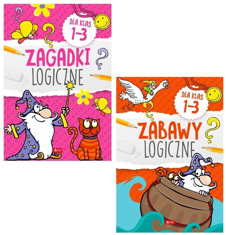 Pakiet: Klasa 1-3. Zagadki logiczne + Zabawy logiczne