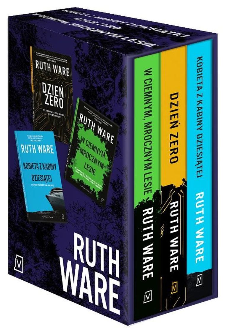 Pakiet Kobieta z kabiny dziesiątej + Dzień zero + W ciemnym mrocznym lesie