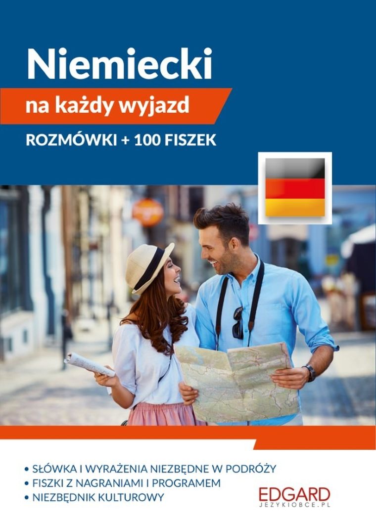 Pakiet: Niemiecki na każdy wyjazd. Rozmówki / 100 fiszek