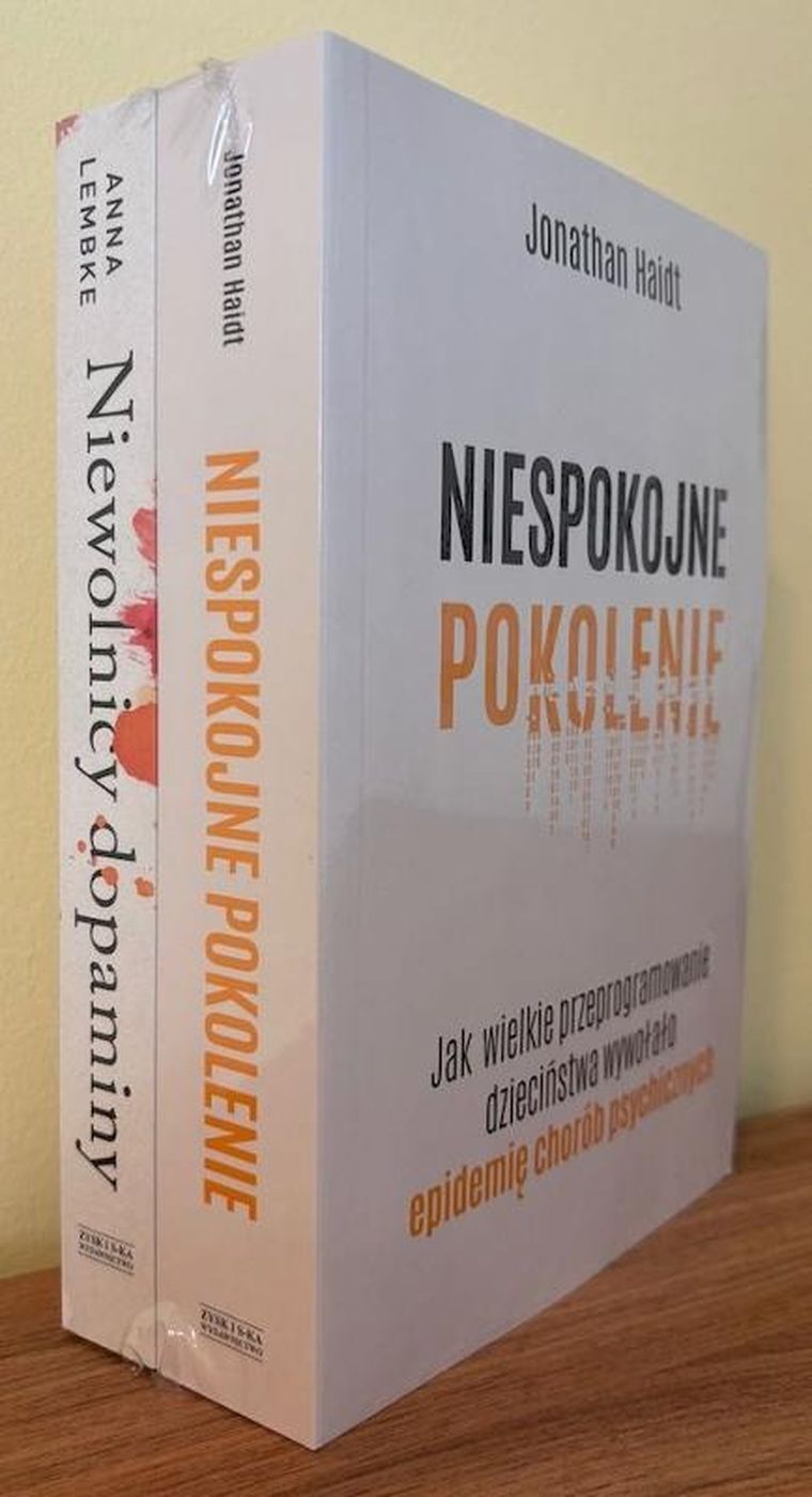 Pakiet: Niespokojne pokolenie (białe) + Niewolnicy dopaminy