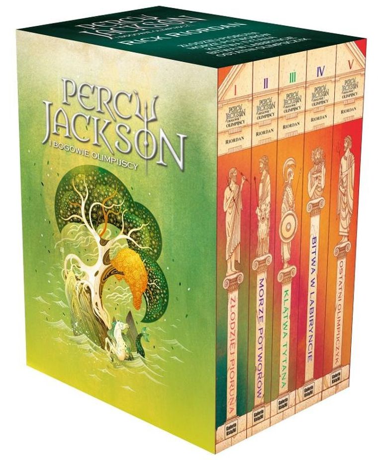 Pakiet: Percy Jackson i bogowie olimpijscy. Tom 1-5