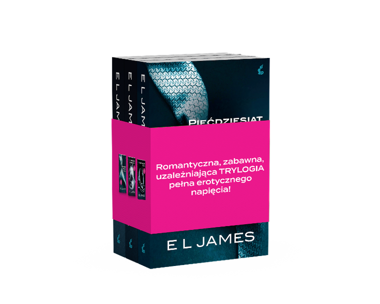 Pakiet. Pięćdziesiąt twarzy Greya + Ciemniejsza strona Greya + Nowe oblicze Greya