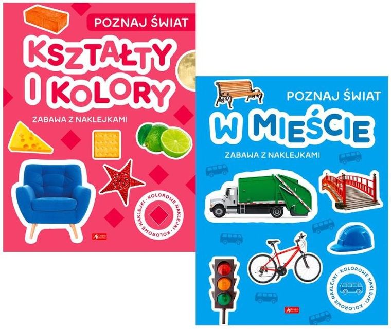 Pakiet: Poznaj świat. Kształty i kolory + W mieście