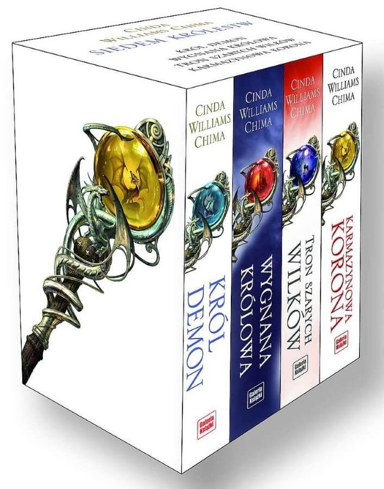 Pakiet: Siedem królestw. Król demon + Wygnana królowa + Tron szarych wilków + Karmazynowa korona