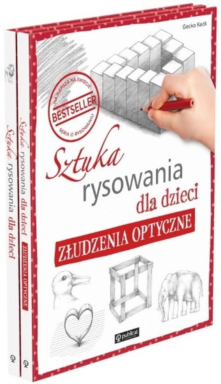 Pakiet: Sztuka rysowania dla dzieci + Złudzenia optyczne