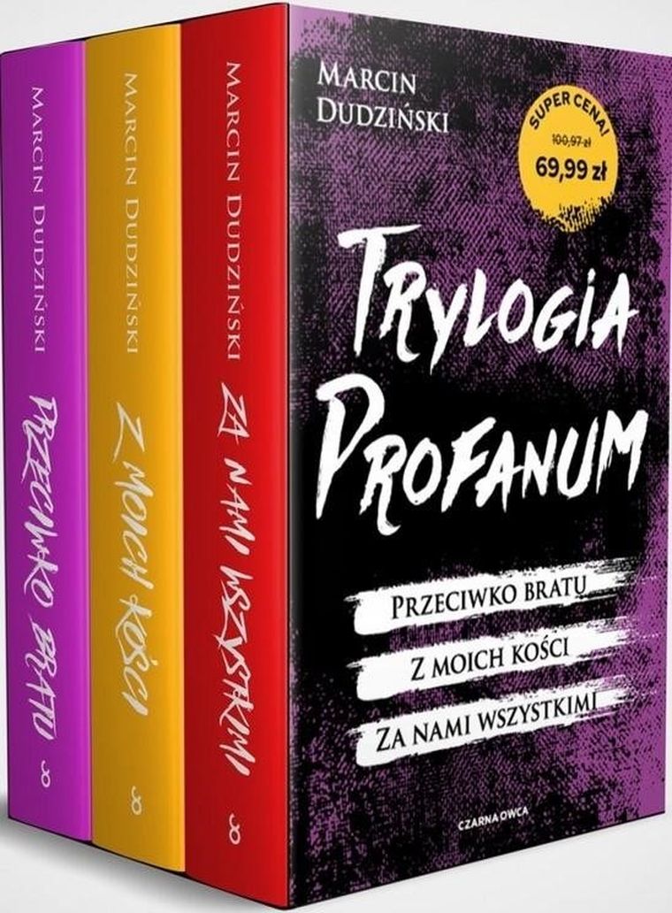 Pakiet: Trylogia Profanum. Przeciwko bratu + Z moich kości + Za nami wszystkimi