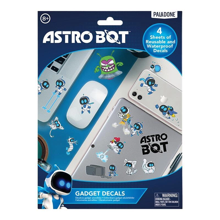 Paladone, Astrobot, Gadget Decals, naklejki na sprzęty elektroniczne