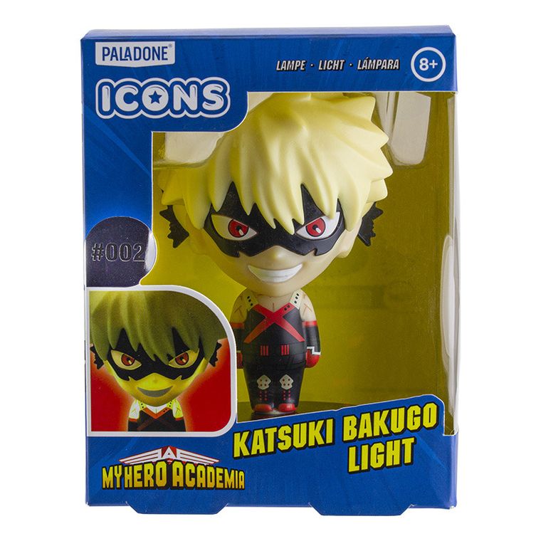 Paladone, Icon, My Hero Academia, Ksuki Bakugo, lampka