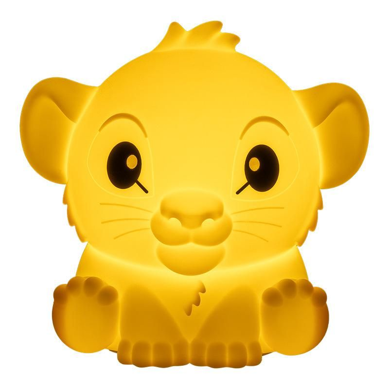 Paladone, Król Lew, Simba SquishyGlo, lampka nocna, silikonowa, 15 cm