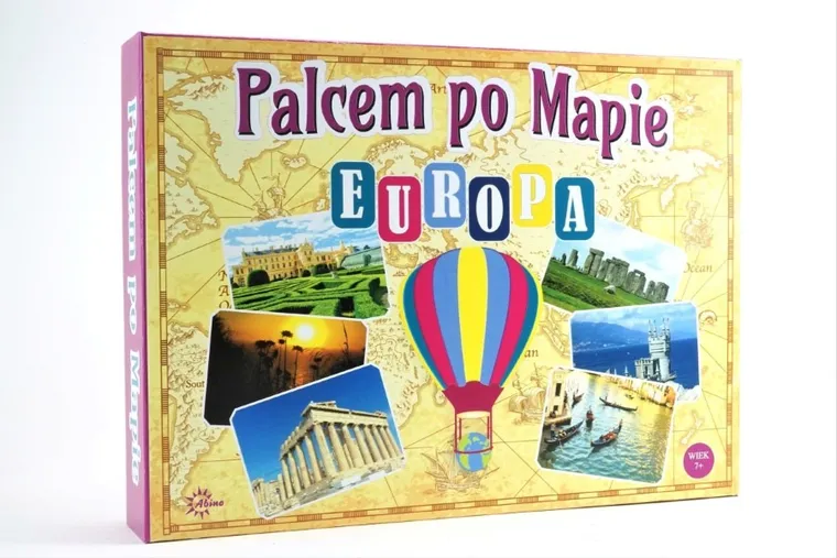 Palcem po mapie, Europa, gra edukacyjna