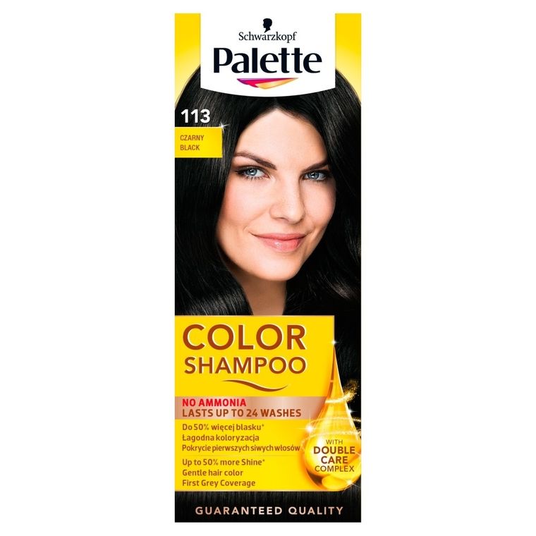 Palette, Color Shampoo, szampon koloryzujący, czerń nr 113