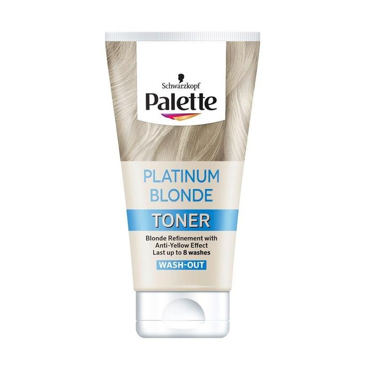 Palette, Platinium Blone, toner do włosów przeciwko żółtym tonom, 150 ml