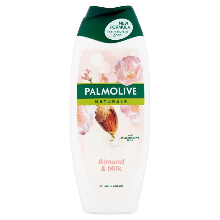 Palmolive, Naturals, kremowy żel pod prysznic, almond & milk, 500 ml