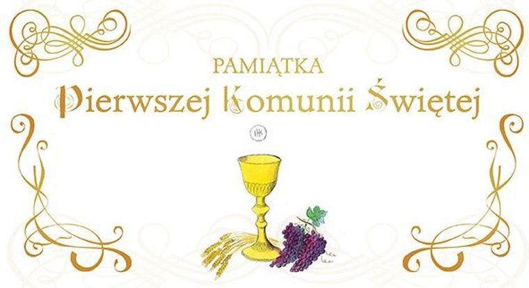 Pamiątka I Komunii Świętej