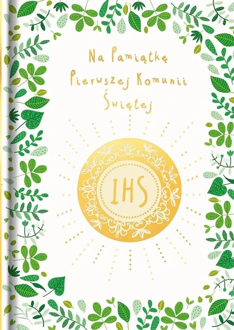 Pamiątka I Komunii Świętej. Opłatek