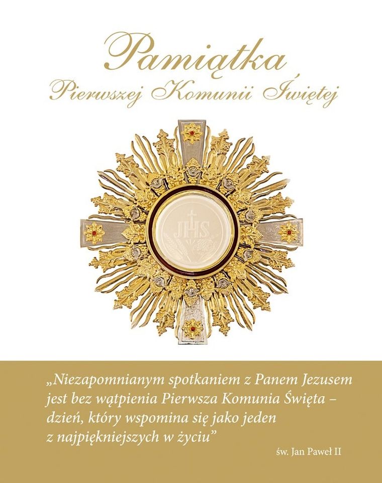 Pamiątka Pierwszej Komunii Świętej