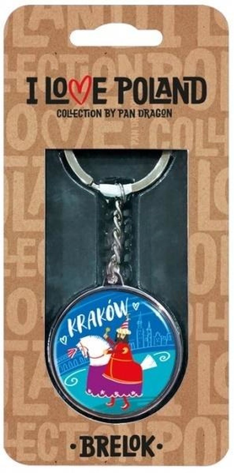 Pan Dragon, brelok, I love Poland, Kraków
