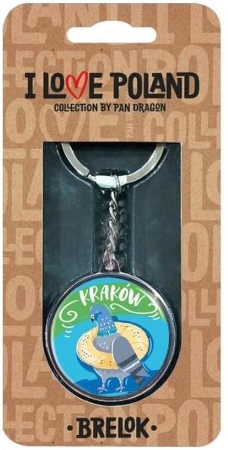 Pan Dragon, brelok, I love Poland, Kraków
