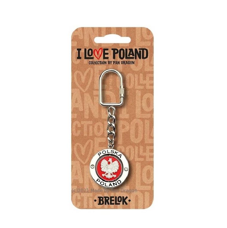 Pan Dragon, brelok, I love Poland, Polska