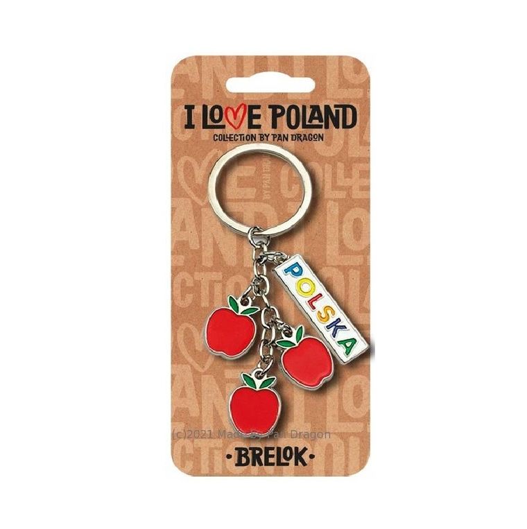 Pan Dragon, brelok, I love Poland, Polska