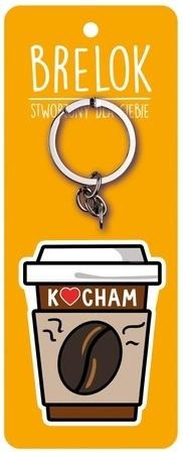 Pan Dragon, brelok, kocham kawę