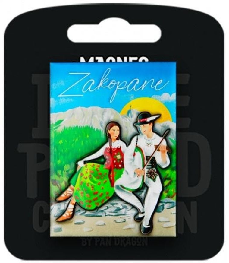 Pan Dragon, I love Poland, Zakopane, magnes