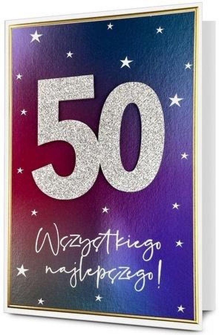 Pan Dragon, karnet B6, Urodziny 50