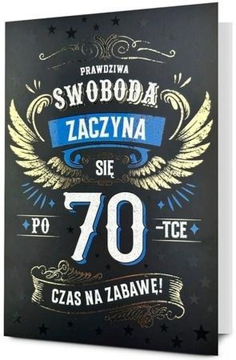 Pan Dragon, karnet B6, Urodziny 70