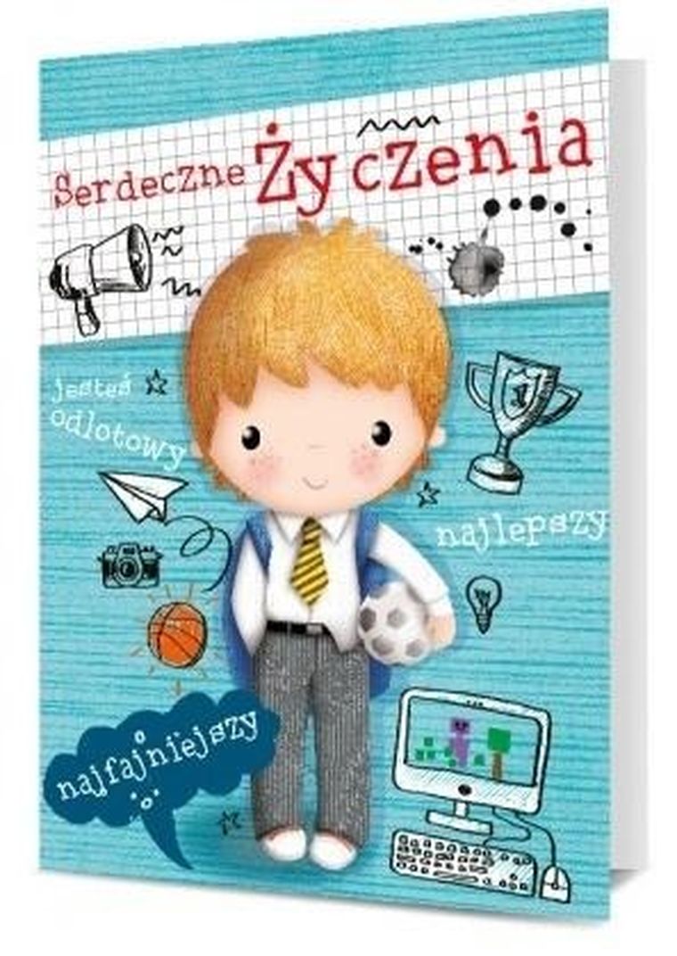 Pan Dragon, karnet, Serdeczne życzenia