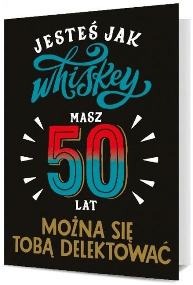 Pan Dragon, karnet, Urodziny 50, męskie