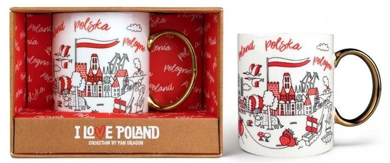 Pan Dragon, kubek, I love Poland City4-Polska