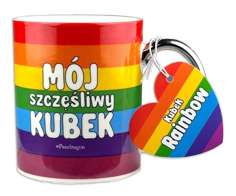 Pan Dragon, kubek, Rainbow Szczęśliwy kubek