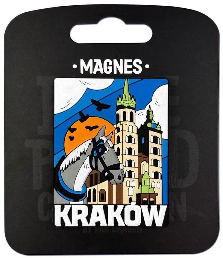 Pan Dragon, magnes, I love Poland, Kraków