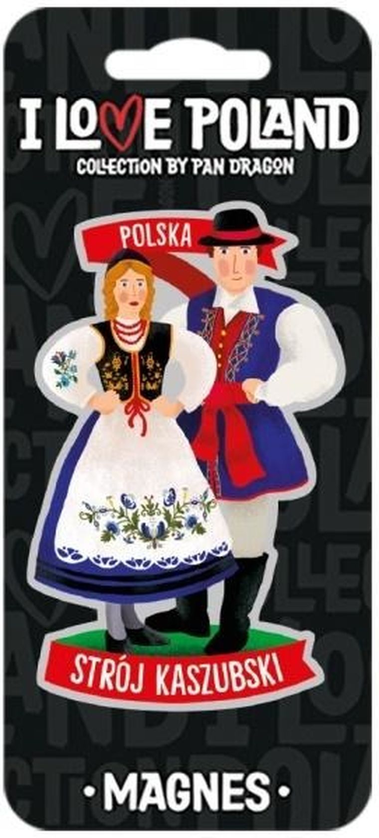 Pan Dragon, magnes, I love Poland, Polska