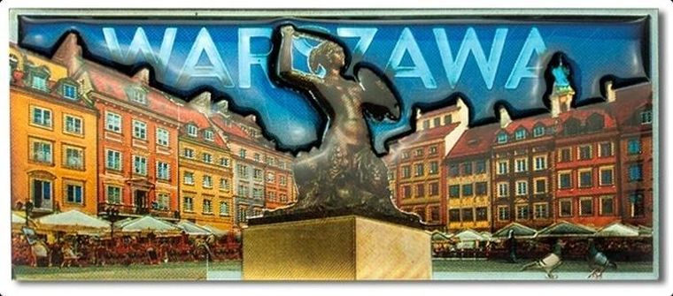 Pan Dragon, magnes, I love Poland, Warszawa