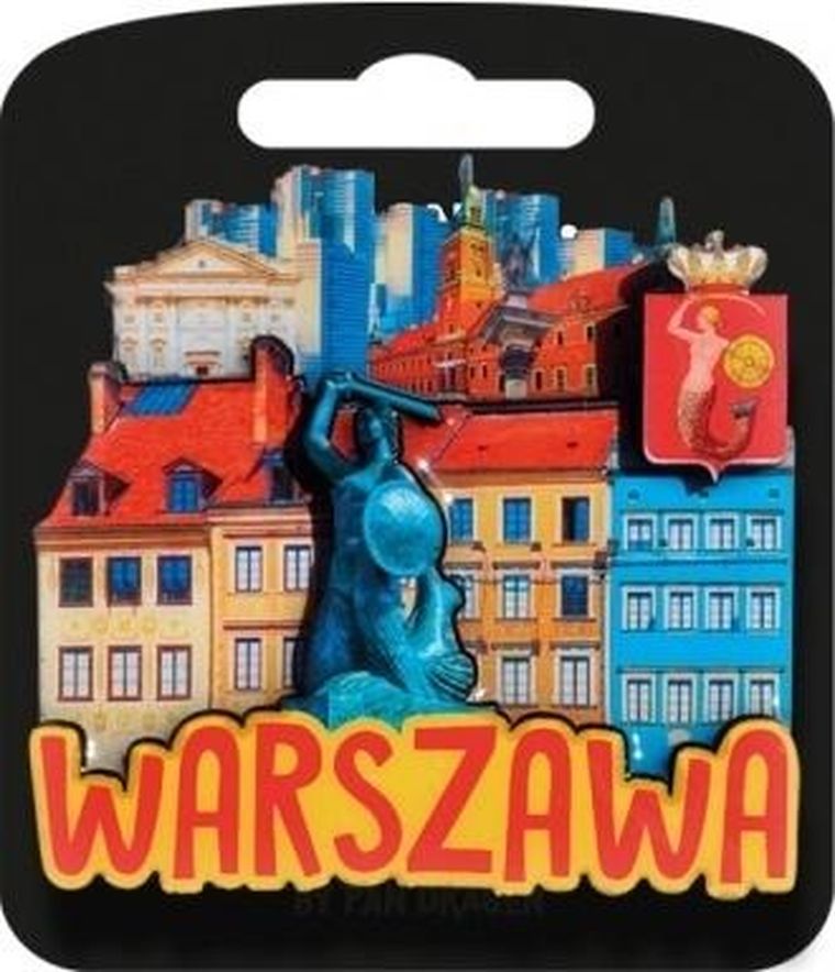 Pan Dragon, magnes, I love Poland, Warszawa