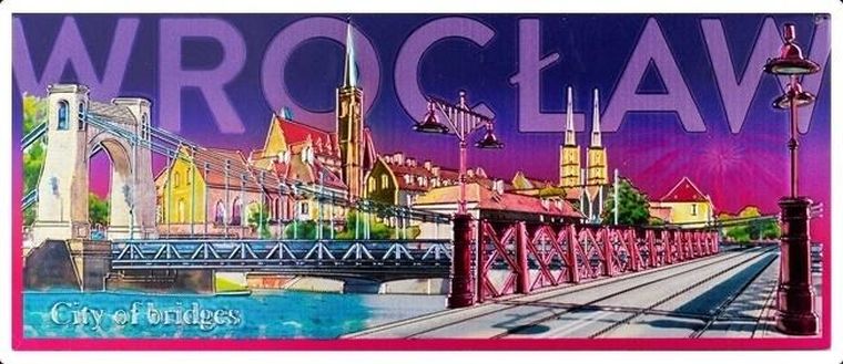 Pan Dragon, magnes, I love Poland, Wrocław