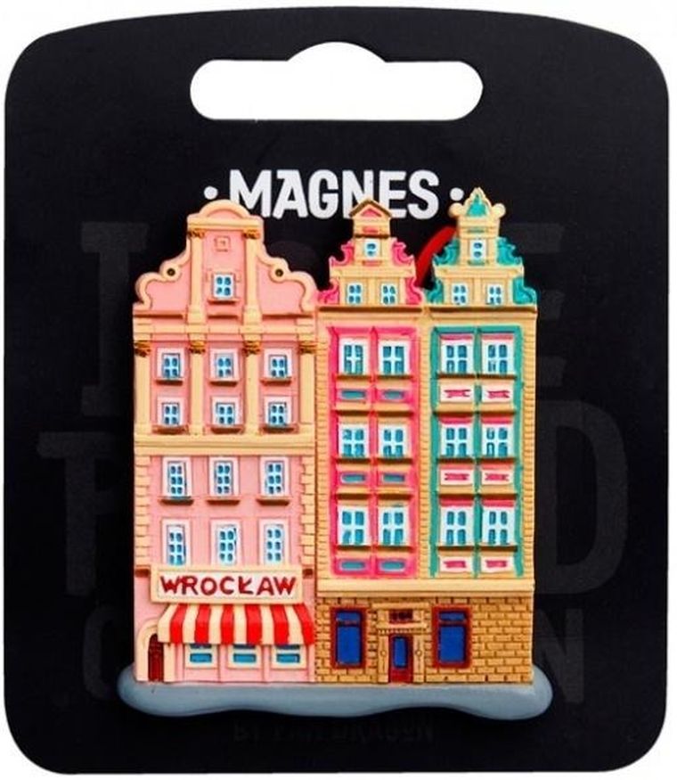 Pan Dragon, magnes, I love Poland, Wrocław