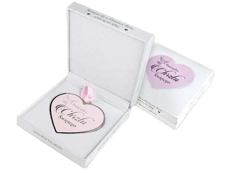 Pan Dragon, pamiątka w pudełku, Chrzest, różowy