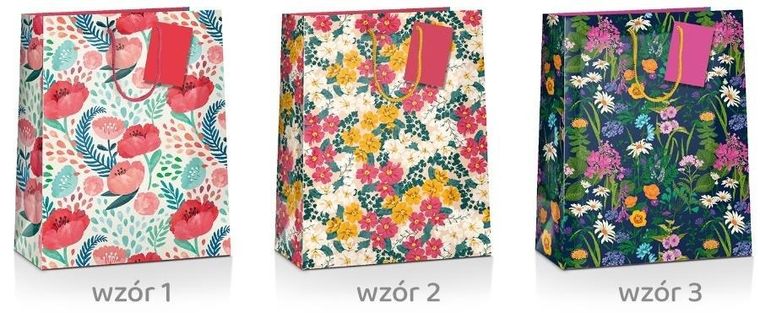 Pan Dragon, torba prezentowa, Flower, 32-26-10 cm