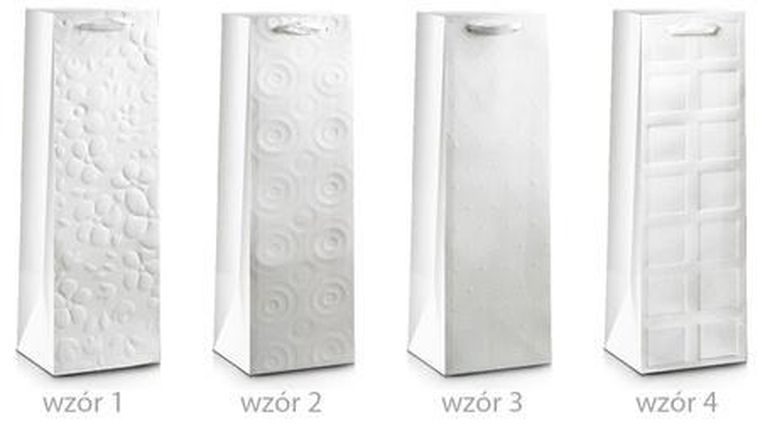 Pan Dragon, torba prezentowa, Lux, biała, 36-12-10 cm