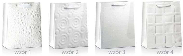 Pan Dragon, torba prezentowa, Lux, biała, 45-33-10 cm