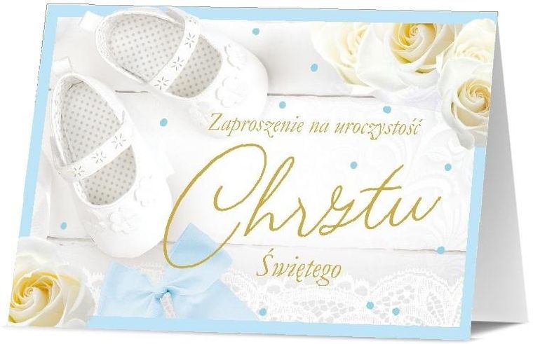 Pan Dragon, zaproszenie, Chrzest, 10 szt.